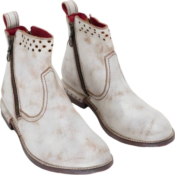 BED STU Almond Mason Lotus Rustic Ankle Boot Women's US 8.5 - Picture 4 of 6